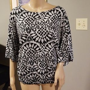 Style &Co.petite bat wings BLOUSE
